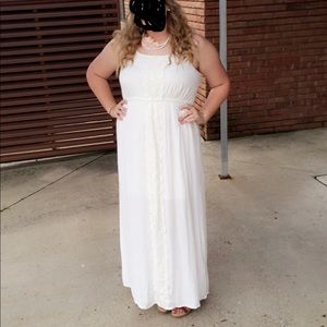 Cream Maxi Dress